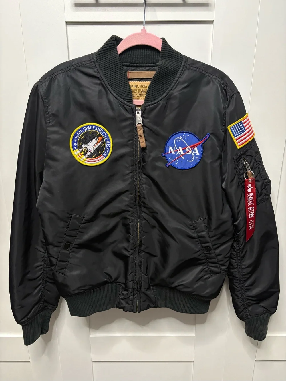 Alpha Industries MA-1 VF NASA flight jacket